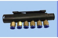 1 Distribuitor aeromasaj 6 cai (iesiri) 10mm